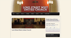 Desktop Screenshot of lordstreetwestunitedchurch.co.uk