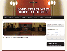 Tablet Screenshot of lordstreetwestunitedchurch.co.uk